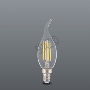 C37 FLAME LED FILAMENT <br> CLEAR - E14 DIMMABLE